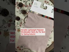Tessuto poliestere leggero e versatile per l'autunno